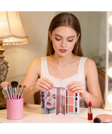 Coffret de Maquillage Fashion en Livre | Coffret Maquillage Portable Palette de Contour Visage | Pour tudiants Voyageurs D butants Quotidien F tes Mariage Et - Buy Online on GoSupps.com