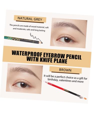 BIUDECO 12pcs Lip Liner Eyeliner Waterproof Eyeliner Makeup Pen Black Eyeliner Pen Lipliner Pencil Wooden - Buy Online on GoSupps.com