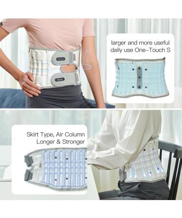Decompression Back Belt for Pain Relief 2024 | One-Touch Back Support Brace & Posture Corrector | Disk Dr. WG50 G2 - Upgraded Double Belt M/L - Buy Online on GoSupps.com