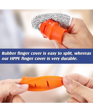 40 Pcs Finger Cots Cut Resistant Protector Anti-Cut Fingertips Finger Sleeve Reusable Finger Covers Thumb Finger Protection Cots for Kitchen Work Sculpture Supplies - Buy Online on GoSupps.com