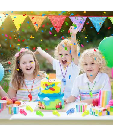 Buy Belihome 72-Piece Set of Colorful Plastic Whistles for Kids - Perfect for School Sports & Events | Adjustable Referee Pipe in 5 Colors - Buy Online on GoSupps.com