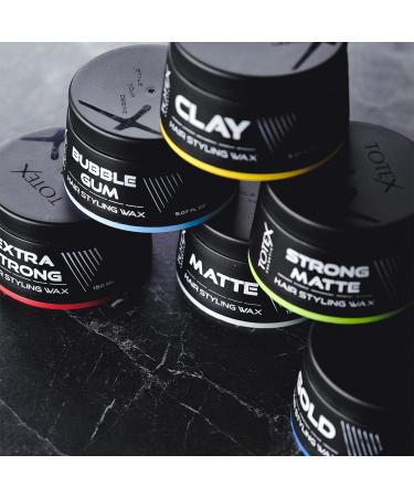 Totex Strong Matte Hairwax 150ml | 24-Hour Matte Effect | Maximum Control Hair Styling Wax | Professional Multi-Fruit Formula for Natural Look - Buy Online on GoSupps.com