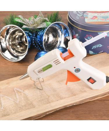 Mini Hot Glue Gun Kit with 30 Glue Sticks - 20W, Heating up Quickly for DIY Crafts and Home Repairs (White) - Buy Online on GoSupps.com
