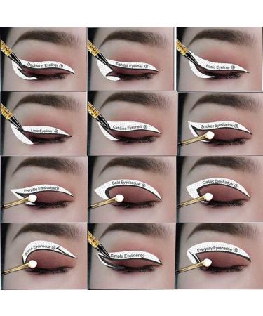  Kikumi Professional Eyeshadow Stencil Non-Woven Eyeliner Stencils Kit Eyeshadow Stencil (Image Payment) - Buy Online on GoSupps.com