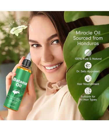Batana Oil for Hair Growth Moisturizing Essential Oils Hair Strength Oil Prevents Hair Loss Improves Hair Thickness Improves Skin Shine Comb Includes - Buy Online on GoSupps.com