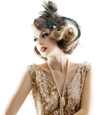 LALAFINA Barrette Jeweled Headbands for Women Peacock Fascinator Bride Headpieces for Wedding Facinator Peacock Fascinators for Women Bridal Headpiece Bridal Headdress Hair Miss - Buy Online on GoSupps.com