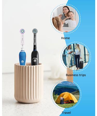 Shop Toothbrush Covers for Oral-B | Travel Toothbrush Case - 8 Pack Colorful Protectors for Electric Toothbrush Heads - Buy Online on GoSupps.com