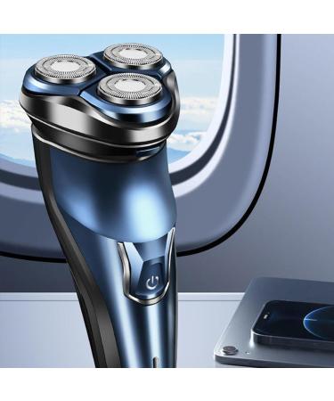 USB Rechargeable Electric Shaver for Men - Waterproof Cordless Beard Trimmer with Anti-Slip Grip | Ideal for Travel - Buy Online on GoSupps.com