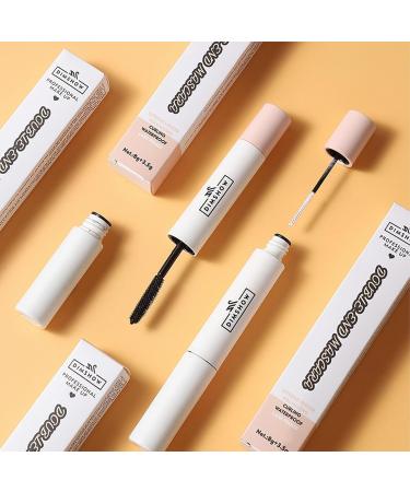 Lash Mascara - Waterproof and Smudge-Proof Telescopic Double Ended Mascara | Eyelash Mascara Volumising and Lengthening For Women Girls Rowces - Buy Online on GoSupps.com