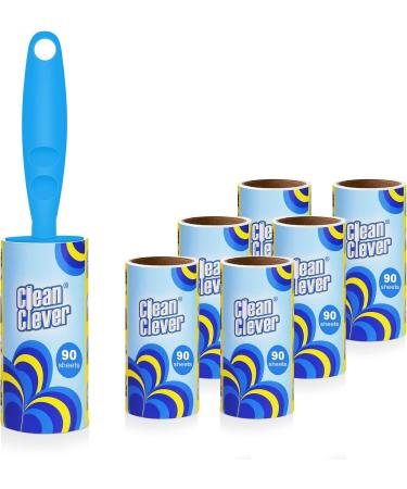 Flintronic 630 Leaves Extra Sticky Lint Roller - Ultimate Pet Hair Remover for Clothes Beds & Carpets - 7 Pack Lint Rollers for Dogs & Dust - Buy Online on GoSupps.com