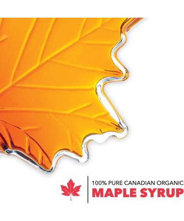 Pure Organic Canadian Maple Syrup (4 X 100ml Bottles.) All-Natural Grade-A Light Amber | Delicious Sweetness | No Preservatives Gluten Free Vegan Friendly - Buy Online on GoSupps.com