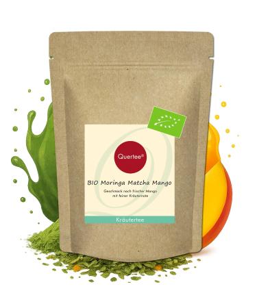 Quertee Quertee - Organic "Moringa Matcha Mango" Infusion - Organic tea with mango and a hint of fine herbs (200 g)