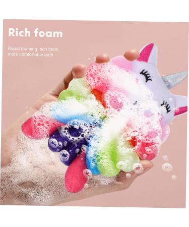 2pcs Soft Body Bath Flower Shower Sponge - Cartoon & Mermaid Bath Ball Scrubber for Women | Fun Bath Wipe & Loofah - Buy Online on GoSupps.com