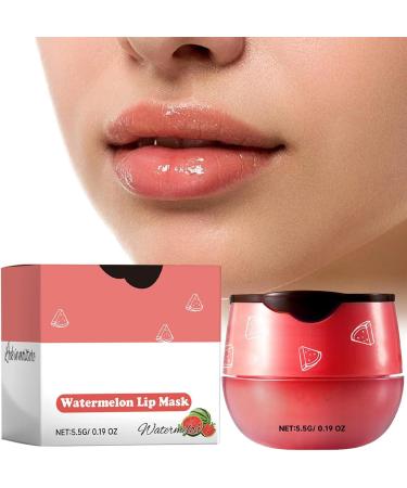 Watermelon Lip Masque Tinted Moisturizing Balm - Tinted Lip Balm Watermelon Lip Masque Overnight Lip Balm for Dry Chapped Peeling Cracked Lips - Buy Online on GoSupps.com