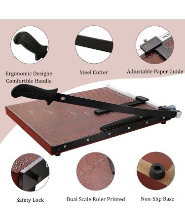 Heavy Duty Guillotine Paper Cutter  A3 Large Paper Trimmer Blade Gridded Photo Guillotine Craft Machine  18 inch Cut Length  18.9" x 15.0" (Use for A2-A7) A3 Red - Buy Online on GoSupps.com