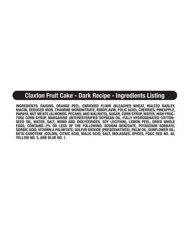 Claxton Fruit Cake Regular-Dark Sampler in New Claxton Gift Carton - Buy Online on GoSupps.com
