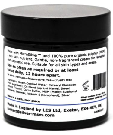 Argentum Plus Silver-MSM Cream 60ml - Pack of 1 | Skin-friendly Formula - Buy Online on GoSupps.com