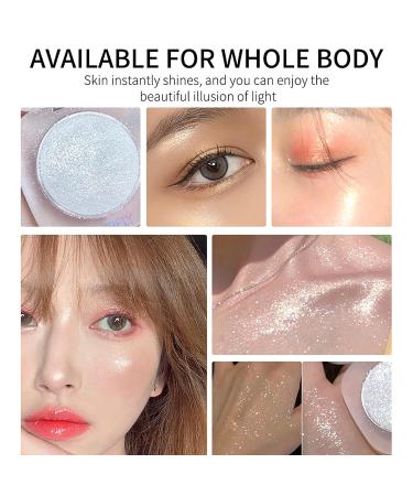 Shiny Diamond Highlight Makeup Contour Powder - Glitter Face Illuminator Palette (Sunkissed) - Buy Online on GoSupps.com