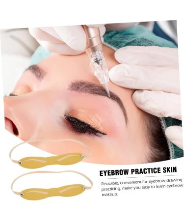 Healeved 50 pcs practice eyebrow skin headband silicone proof practice skin - Buy Online on GoSupps.com