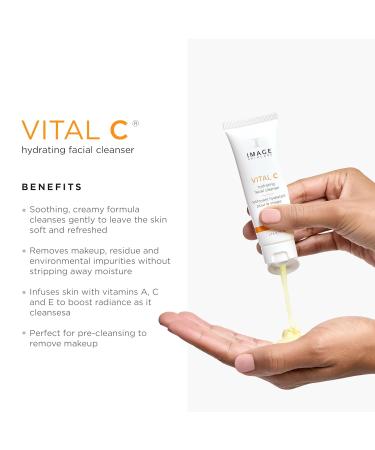 IMAGE Skincare Vital Hydration 3-Step Vitamin C Routine | Anti-Aging Hyaluronic Acid For Dry & Dull Skin | 3 Piece Set - International Shipping - Buy Online on GoSupps.com