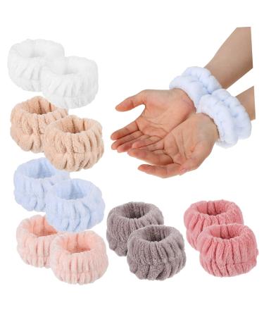Didiseaon 12 Pi ces Bracelets De Lavage du Visage De Serviettes De Poignet pour Visage pour Spa Et