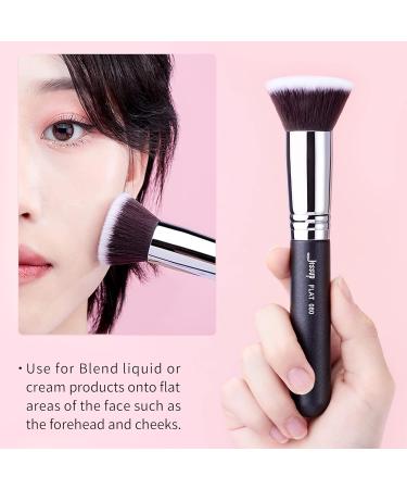 Jessup Kabuki Foundation Brush - Professional Synthetic Makeup Brush for Flawless Application - Black B069-080 - Buy Online on GoSupps.com