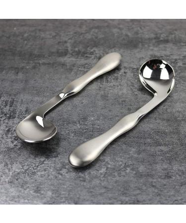ALLWIN Adaptive Utensils 2Pcs Curved Spoon Set for Hand Tremors, Arthritis, Parkinson's - Right Handed Angled Spoons for Elderly Use - Buy Online on GoSupps.com