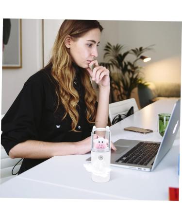 Outanaya Moisturizer Cartoon Humidifier Mini Handy Mist Sprayer Skin Steamer Plastic Material White - Buy Online on GoSupps.com