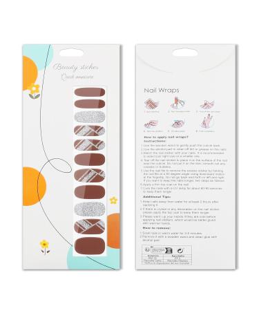 JMEOWIO Red Nail Foil Glitter - Self-Adhesive Nail Stickers for Stunning Nail Designs | Nail Art Accessories - Buy Online on GoSupps.com