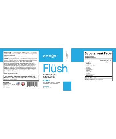 ONE8E Fl sh Herbal Gut Health & Digestion Supplement | Herbal Cleanse for Better Digestion Bloating & Gas Relief with Botanical Ingredients | Natural Gas and Bloating Relief for Women and Men - Buy Online on GoSupps.com
