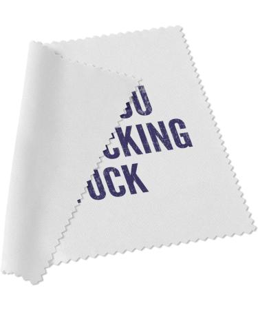 Urban Backwoods Microfiber Cloth - 'Fuck You You Fucking Fuck' Glasses Cleaning Cloth - Premium Quality & Unique Design - Buy Online on GoSupps.com