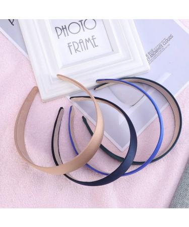 frcolor Hard Shell Headbands | Wide Satin Non-Slip Hairbands for Women & Girls - Random Colors - International Shipping - Buy Online on GoSupps.com