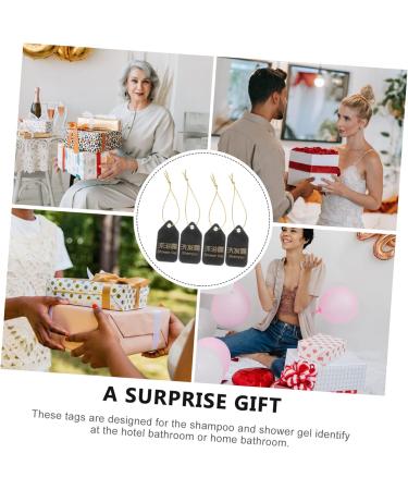 1 Set Logo Listing Shampoo Emblems Labels Vintage Acrylic Tag Shower Gel Tag Lotion Toiletries - Buy Online on GoSupps.com