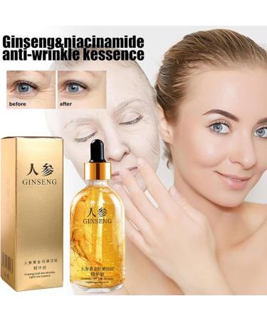  Grgowe 2 Pieces Ginseng Face Serum Essence Ginseng Peptide Ginseng Anti-Wrinkle Serum Ginseng Anti-Aging Essence For All Types Of Leather Reduces Fine Lines - Buy Online on GoSupps.com