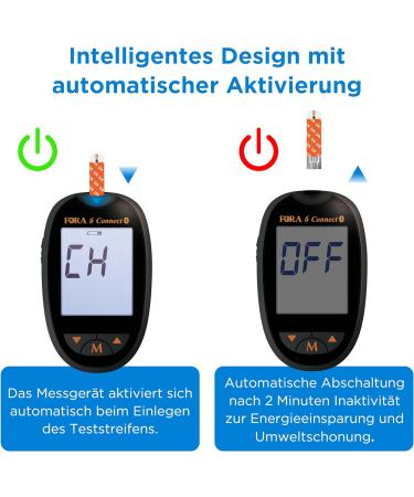 FORA Uric Acid Meter Bundle - 10 Test Strips & Lancing Devices for Accurate Monitoring | International Shipping Available - Buy Online on GoSupps.com