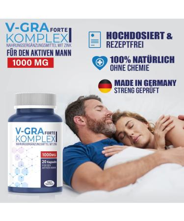 Buy Saint Nutrition V-Gra Forte: Fast-Acting Pleasure Pill for Men - 20 Capsules - Buy Online on GoSupps.com