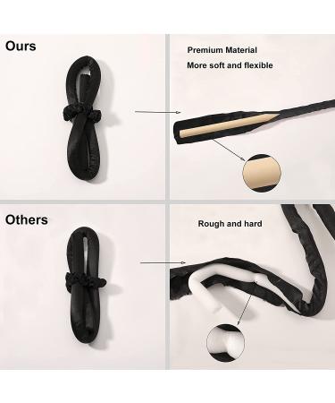 IVYU Hair Rollers for Long Hair - Heatless Jumbo Curlers for Overnight Curls - Soft Foam Flexi Rods for Women - Black - Buy Online on GoSupps.com