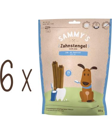 Sammy's Tooth Sticks for Dogs | Chew Bar Snack & Dental Care | Pack of 6 (300g Each) International Shipping Available - Buy Online on GoSupps.com