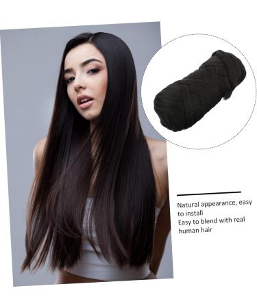 Beaupretty 4 Rolls Brazilian Wool Braid Natural Hair Wig Braid Hair Line Wig Hair Wire Long Straight Hair Wire Brazilian Wool Hair for Braids Hair Pin Women's Polypropylene Modeling Headband - Buy Online on GoSupps.com
