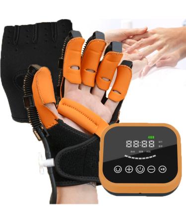 Rehabilitation Robot Gloves Finger Exerciser Grip Strength Trainer for Finger Stiffness Weakness Poor Control Stroke Hemiplegia Finger Multi-Mode Training XL-righthand XL righthand