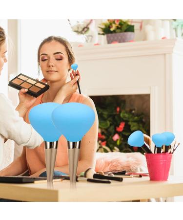 Dust-Proof Makeup Brush Covers | Dust-Proof Travel Makeup Brush Organizer Storage Covers & Long-Lasting Foundation Brushes Caps for Aezon Blue - Buy Online on GoSupps.com