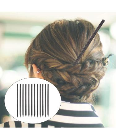 Minkissy Sandalwood Hair Clips - 12 Handmade Chinese Wooden Chopsticks & Japanese Hairpins - Buy Online on GoSupps.com