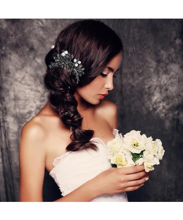 Black Crystal Bridal Hair Comb - Wedding Rhinestone Side Clip for Bride Prom Girl - Handmade Fashion Accessory - Buy Online on GoSupps.com