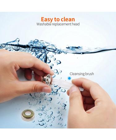 Gen 1 Facial Hair Remover Replacement Heads - 6Pcs Set with Cleaning Brush & Storage Case | Compatible with Finishing Touch Flawless As Seen On TV - Buy Online on GoSupps.com