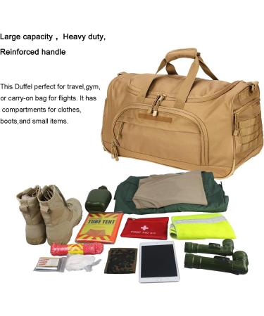 X&X Waterproof Men's Gym Bag with Shoe Compartment - 24 inch Khaki - Buy Online on GoSupps.com