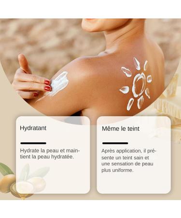 Healthy Sunscreen 60 g UVA UVB Protection Natural Sunscreen Face Care with Natural Ingredients for Daily Summer and Outdoor Use - Buy Online on GoSupps.com