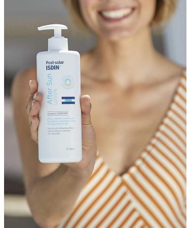 ISDIN Post-Solar Aftersun Lotion 400ml - Soothes & Hydrates Sun-Damaged Skin | 1 Pack - Fast International Shipping - Buy Online on GoSupps.com