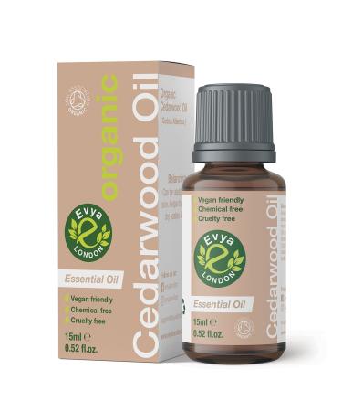 100% Natural Organic Cedarwood Essential Oil 15ML Therapeutic Grade for Hair Care Skin Care Bath Diffuser Undiluted & Cruelty Free