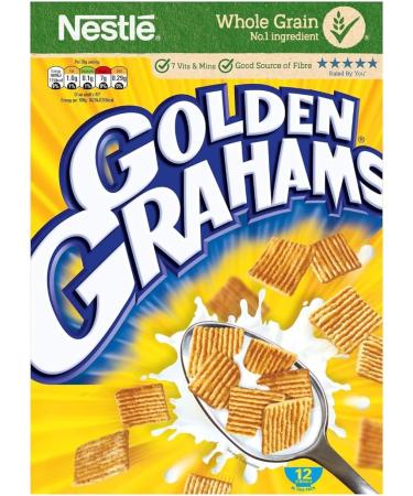 Nestle Golden Grahams Cereal 375g - Pack of 3 - Buy Online on GoSupps.com