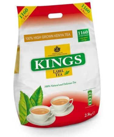 KINGS LABEL TEA 100% KENYA CATERING 1160 TEA BAGS